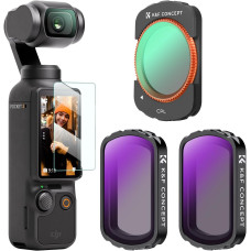 Комплект магнітних світлофільтрів K&F Concept для DJI Osmo Pocket 3 CPL + ND4 + ND8 Multi-Coated (SKU.2094)