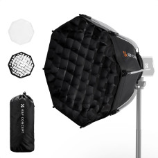 Октабокс 40cm K&F Concept Mini Bowens Mount Octagonal Softbox для PL-60B COB Light з сотами (KF18.0013)