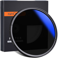 Світлофільтр K&F Concept 58mm ND2-ND400, Blue Coated Slim Variable/Fader NDX (KF01.1401)
