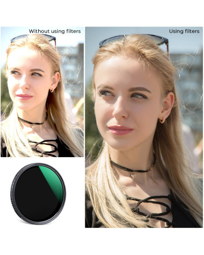 Змінний ND-фільтр K&F Concept 67mm D Series ND2–400 (KF01.2360)