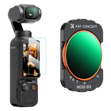 Перемінний ND-фільтр K&F Concept VND32–512 (5–9 стопів) для DJI Osmo Pocket 3 (KF01.2545)