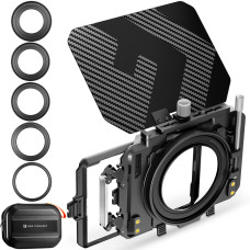 Компендіум K&F Concept Matte Box серії Nano-Xcel для 4x5.65" фільтрів з набором адаптерів 67-95 мм (SKU.2180)