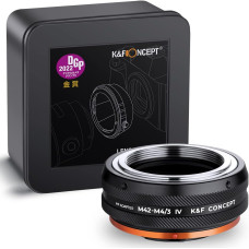 Адаптер K&F Concept для кріплення об'єктива M42 до камери з кріпленням M4/3, M42-M4/3 IV PRO (KF06.504)