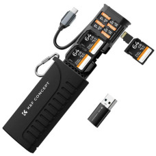 Високошвидкісний кардрідер і кейс для зберігання SD і MicroSD карт K&F Concept (KF31.190) 