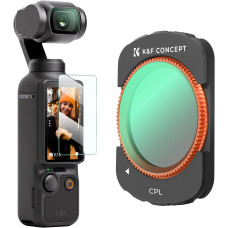 Поляризаційний магнітний світлофільтр K&F Concept для DJI Osmo Pocket 3 Multi Coated HD Optical Glass Filter (KF01.2532)
