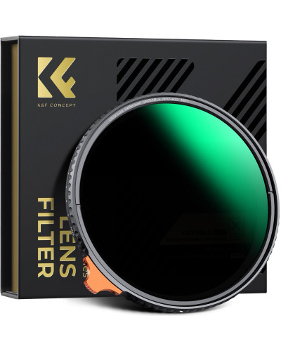  Світлофільтр K&F Concept ND2-ND400 змінної щільності 67 мм Nano-X Ultra Low Reflection, Waterproof, Anti-scratch (KF01.3154)
