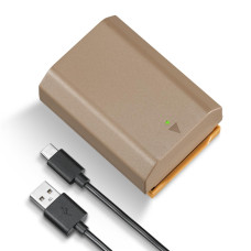 Акумулятор KF Concept NP-FZ100 із швидкою зарядкою через USB Type-C, ємністю 2280 мАг, для камер Sony A7III, Alpha A7R3, A6600, A7R IV, Alpha A9 II (KF28.0023)