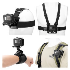 Комплект аксесуарів K&F Concept для GoPro Hero 13–4, DJI Osmo Action / Pocket 3/2, Insta360 X4/X3 (SKU.2289)