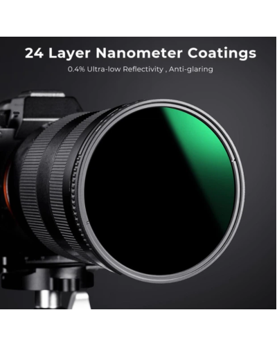 Cвітлофільтр нейтральної щільності K&F Concept Nano-A ND8-2000 67мм 9 ступенів (KF01.1358)