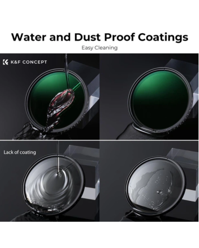 Cвітлофільтр нейтральної щільності K&F Concept Nano-A ND8-2000 67мм 9 ступенів (KF01.1358)