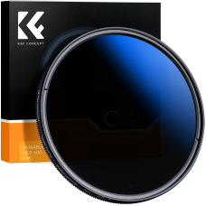 Світлофільтр K&F Concept 49mm ND2-ND400, Blue Coated Slim Variable/Fader NDX (KF01.1398)